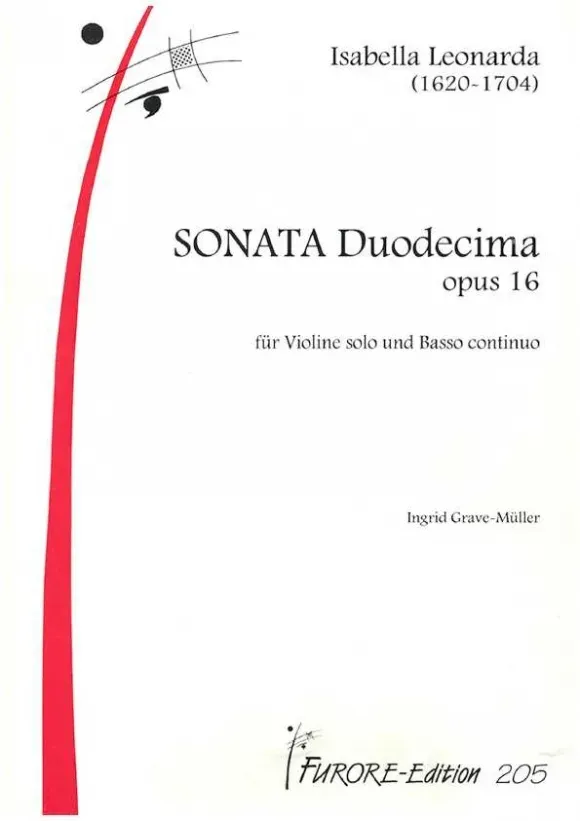 Furore Edition Sonate Nr. 12 op. 16 Violine Continuo