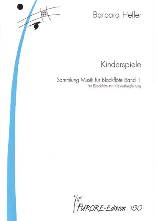 Furore Edition Kinderspiele Noten für Blockflöte und Klavier