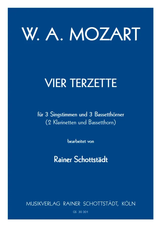 Musikverlag Rainer Schottstädt 4 Terzette für 3 Blechbläser und Singstimmen