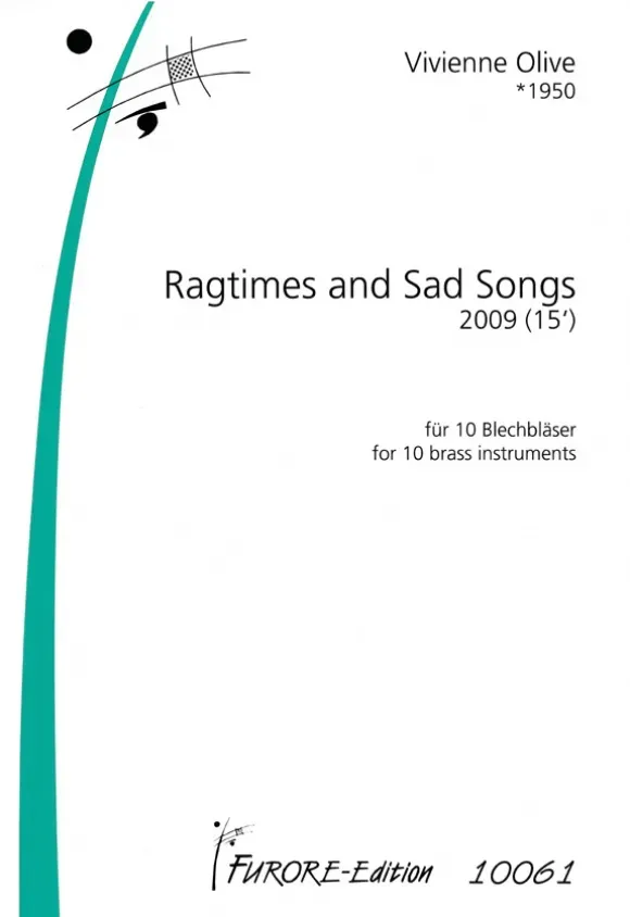 Furore Edition Ragtimes and Sad Songs Noten 10 Blechbläser