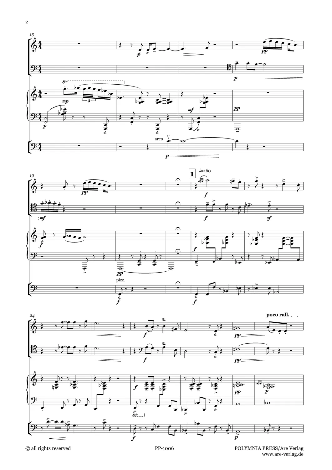 Are Musik Verlag Schultheiss bossa news Noten Quartett PP-1006