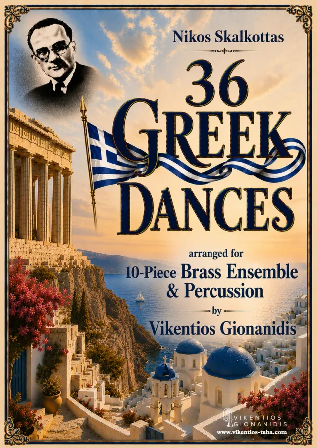 Vikentios Gionanidis Skalkottas for Brass Noten Blechbläserensemble