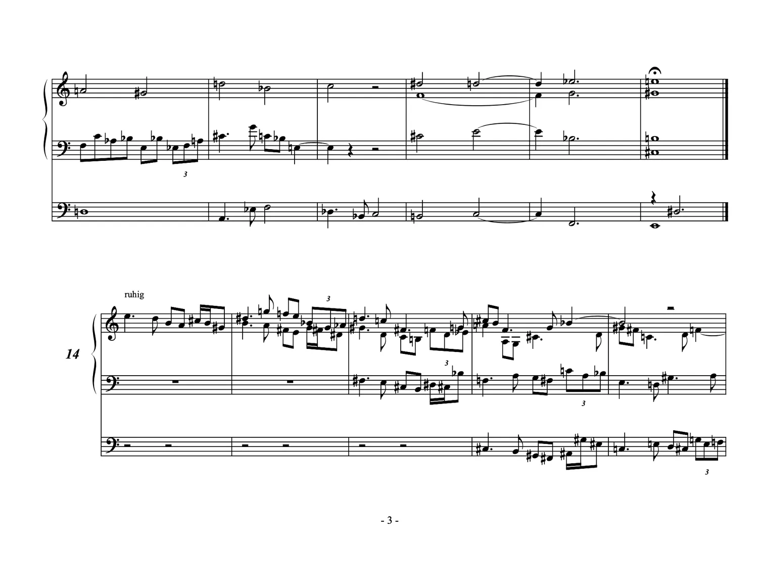 Are Musik Verlag Pieper 13.-17. Orgelfantasie Orgelnoten