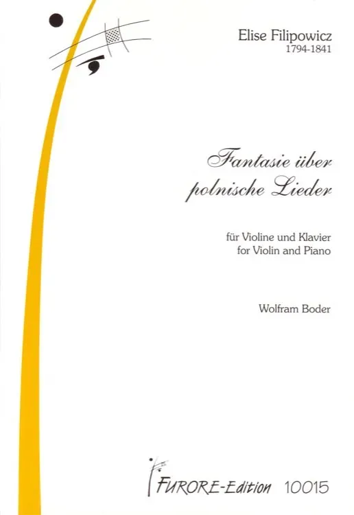 Furore Edition Fantasie polnische Lieder Noten Violine Klavier