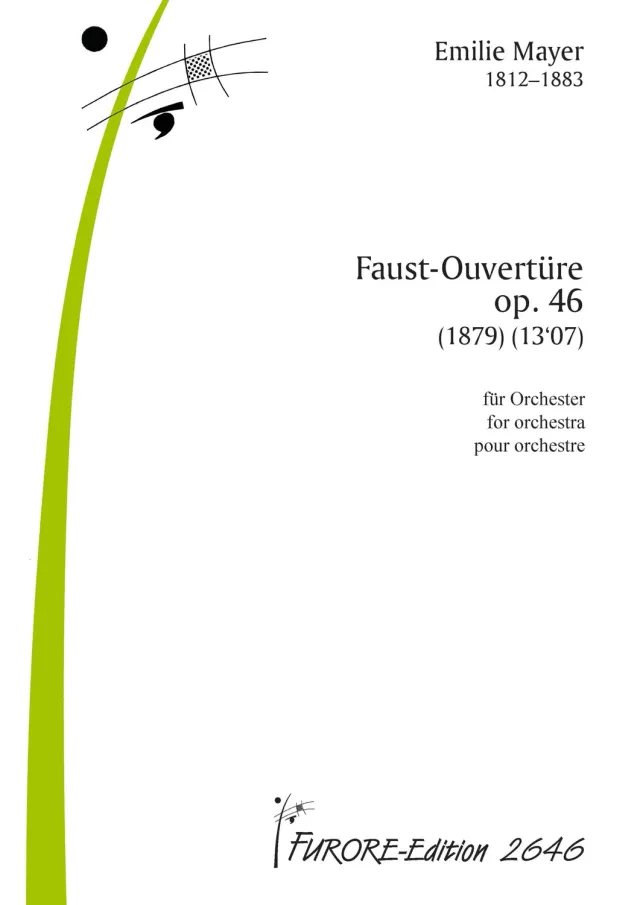 Furore Edition Faust-Ouvertüre op. 46 Orchester Leihmaterial