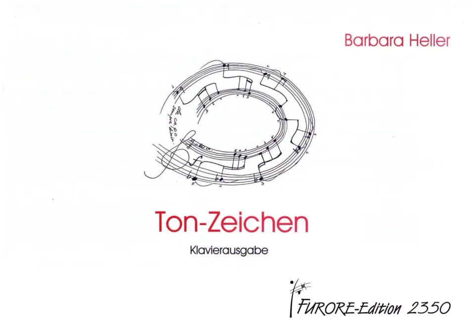 Furore Edition Ton-Zeichen Klaviernoten Partitur