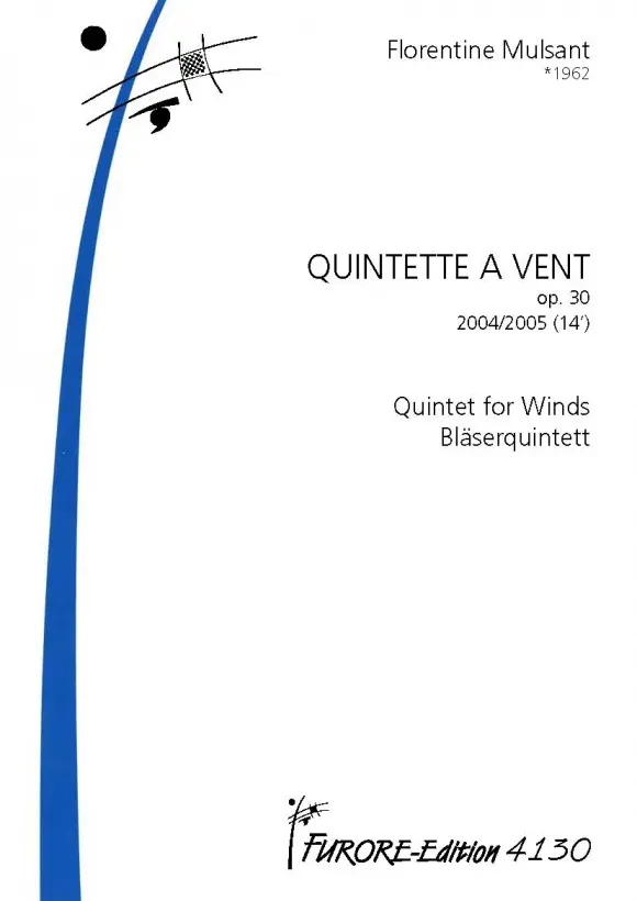 Furore Edition Quintette a vent op. 30 Bläserquintett Partitur und Stimmen