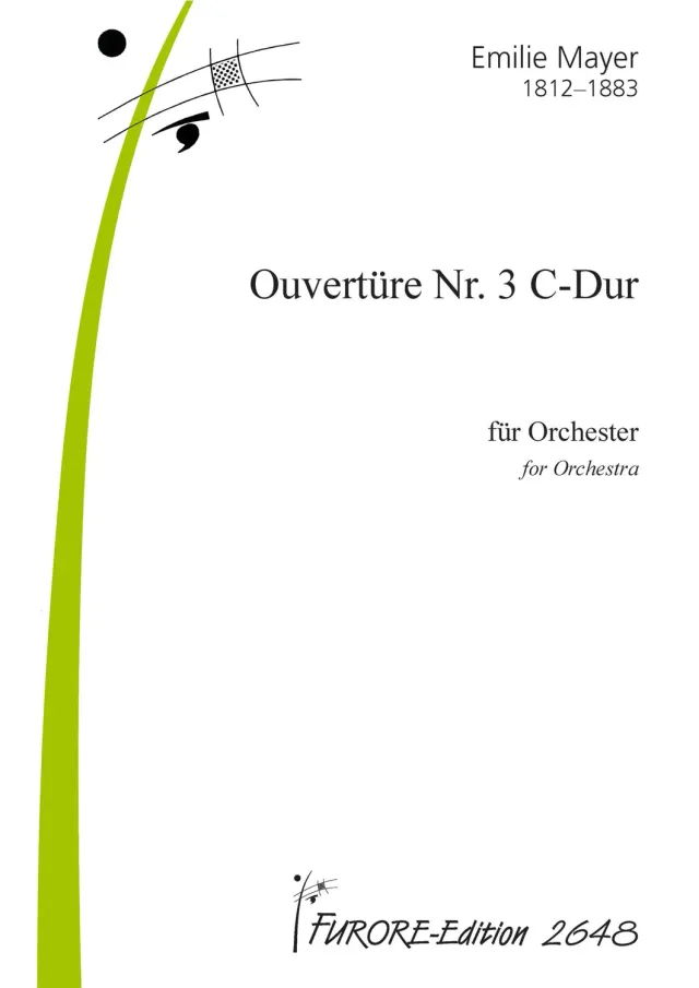 Furore Edition Ouverture No. 3 C major for orchestra Noten ca. 1850