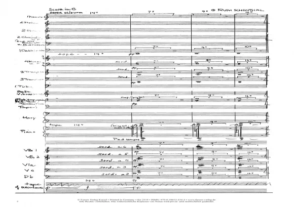 Furore Edition Evening Music Partitur Orchester schwer