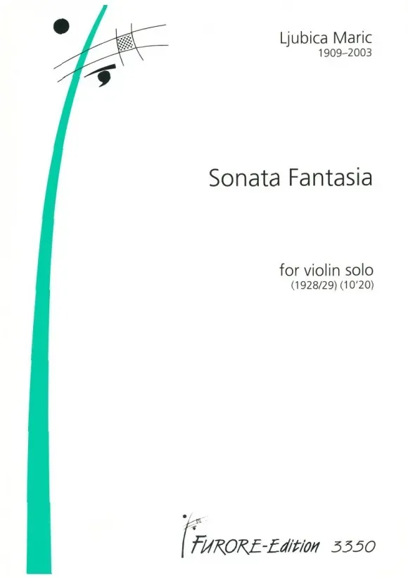 Furore Edition Sonata fantasia Violinnoten solo schwer