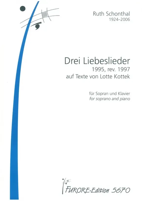 Furore Edition Drei Liebeslieder Noten Mezzosopran