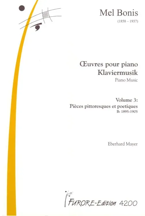 Furore Edition Vol. 03: Pieces pittoresque et poetiques B 1895 – 1905 Klaviernoten