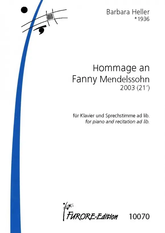 Furore Edition Hommage an Fanny Mendelssohn Noten Klavier