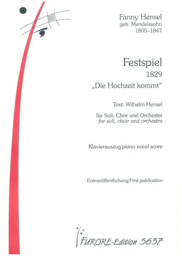 Furore Edition Festspiel „Die Hochzeit kommt“ Klavierauszug