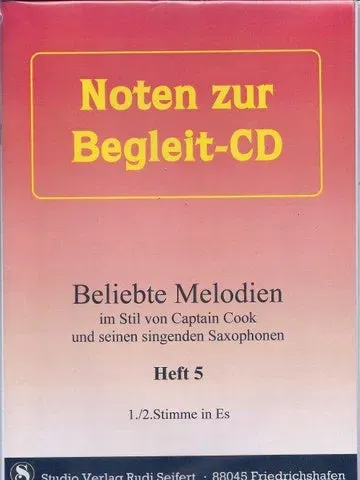 Studio-Verlag Rudi Seifert Beliebte Melodien 5 Noten Begleit-CD
