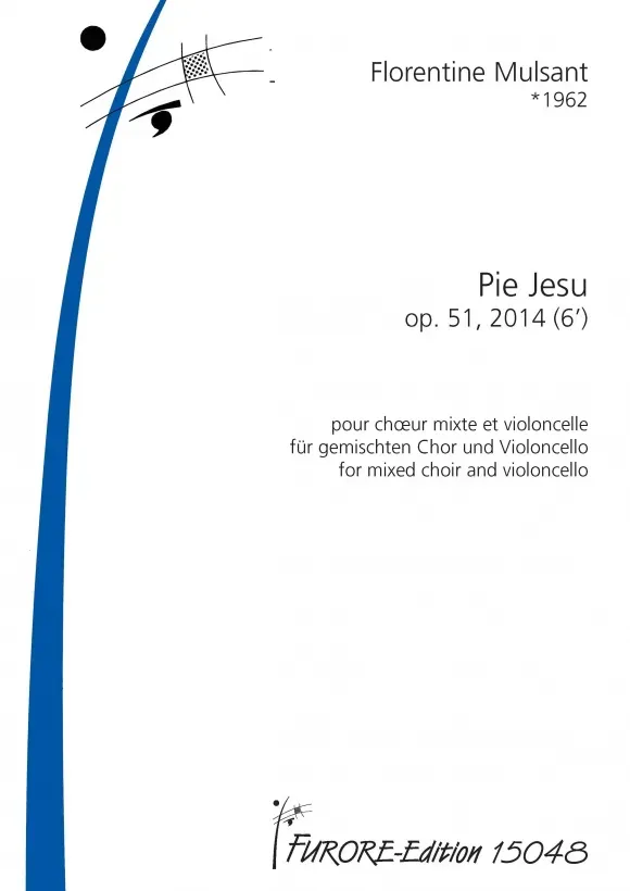 Furore Edition Pie Jesu op. 51 Chor Violoncello 6 Minuten