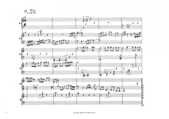Furore Edition Melboac Partitur Klavier schwer
