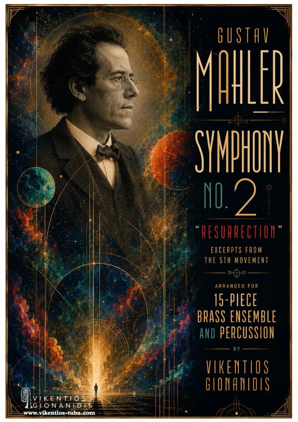 Vikentios Gionanidis Mahler Sinfonie Nr. 2 Noten Blechbläser 15er