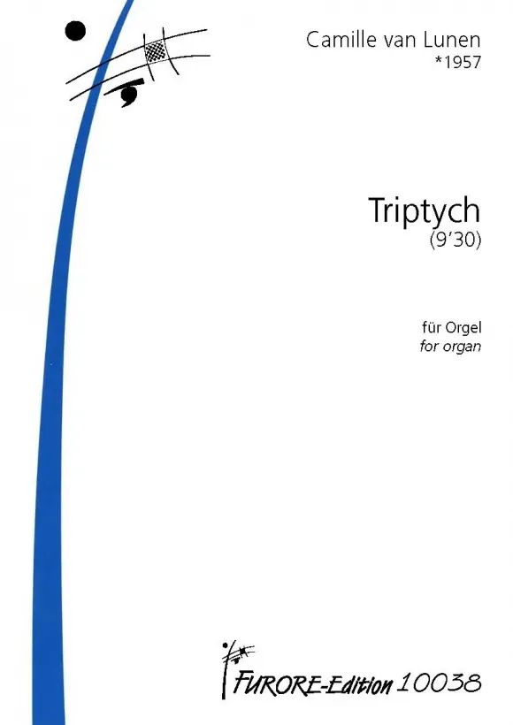 Furore Edition Triptych für Orgel Noten Partitur