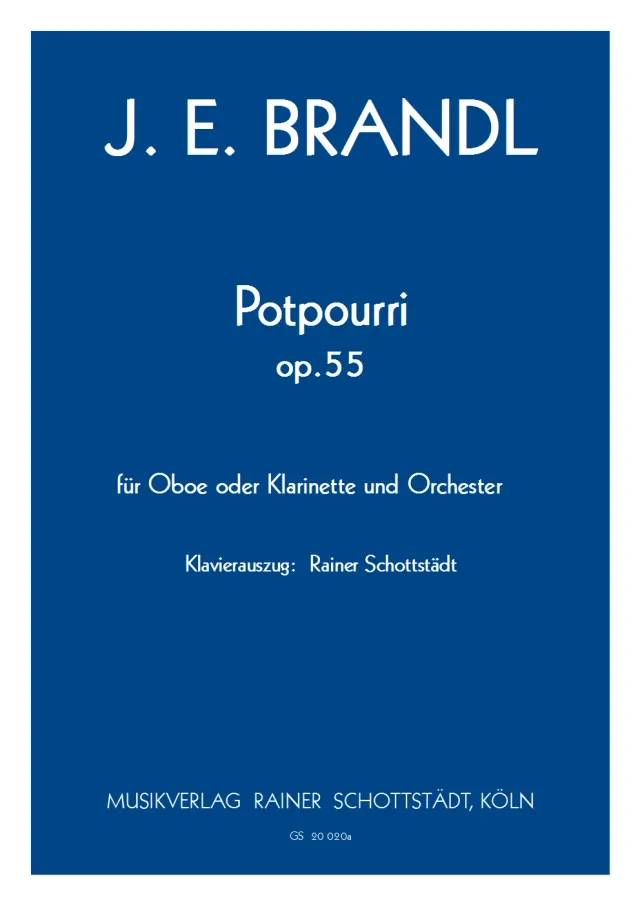 Musikverlag Rainer Schottstädt Potpourri C-dur op. 55 Noten für Oboe und Klavier