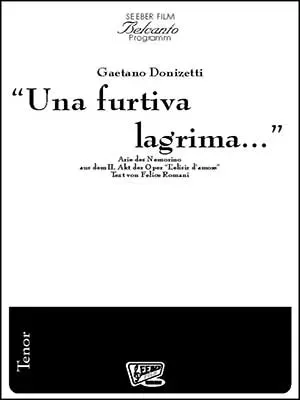 Seeber Film Verlag Una furtiva lagrima Blasorchester Tenor Noten