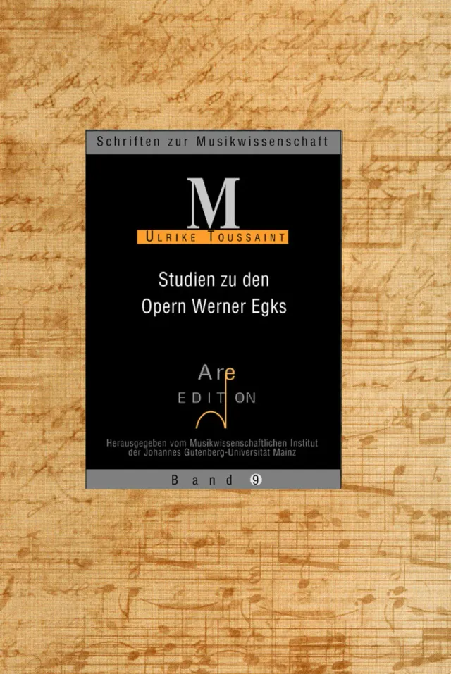 Are Musik Verlag Toussaint Egk Opern Studien Buch