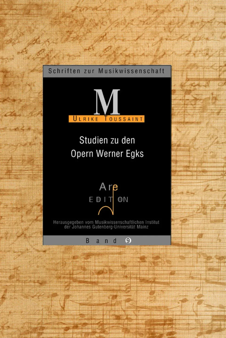 Are Musik Verlag Toussaint Egk Opern Studien Buch