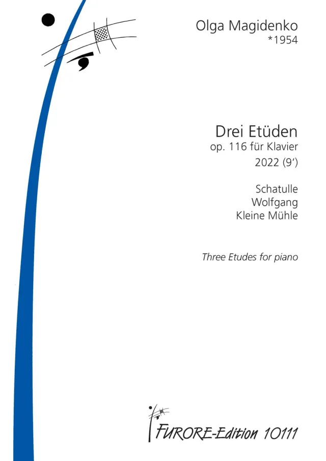 Furore Edition Drei Etüden op. 116 für Klavier Klaviernoten