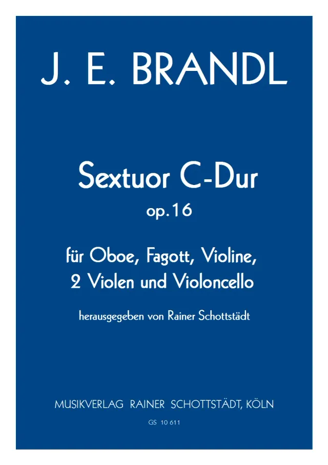 Musikverlag Rainer Schottstädt Sextuor C-dur op.16 Noten Sextett
