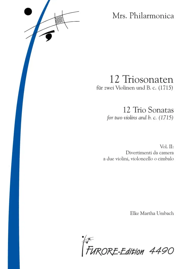 Furore Edition Triosonaten Vol II Partitur Stimmen Violinen