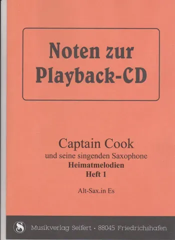 Captain Cook singende Saxophone 1 Noten Playback-Ausgabe
