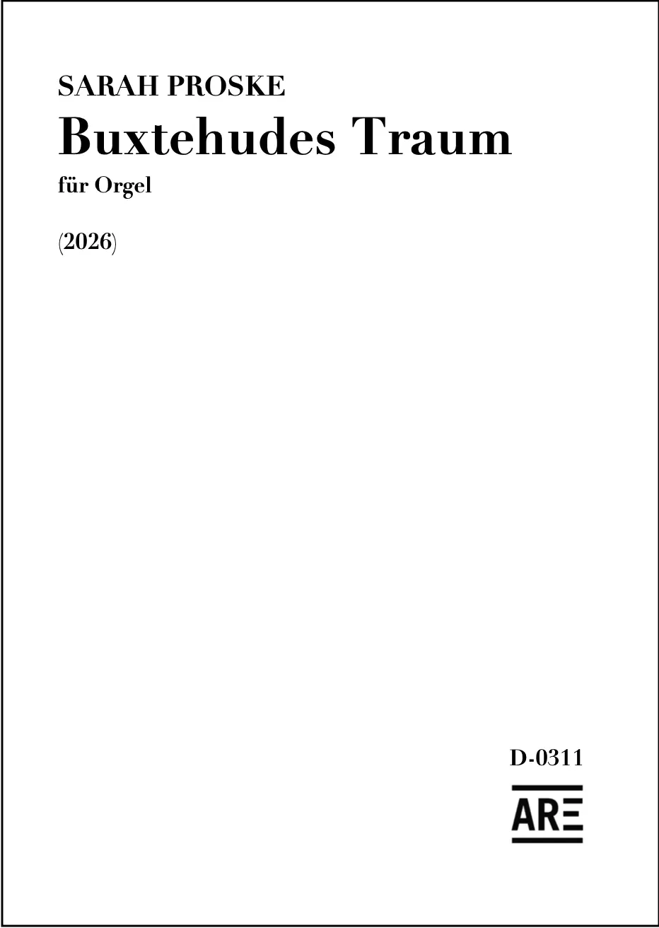 Are Musik Verlag Proske Buxtehudes Traum Orgelnoten 8 Min