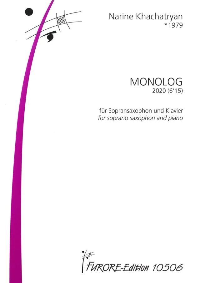 Furore Edition Monolog Noten Sopransaxophon Klavier