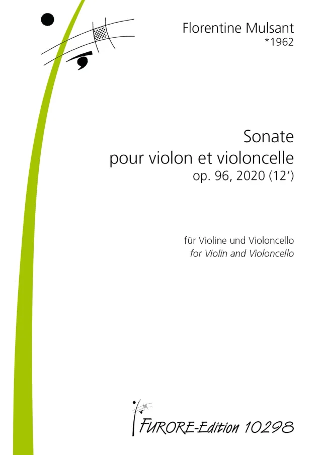 Furore Edition Sonate pour violon et violoncelle op. 96 Noten