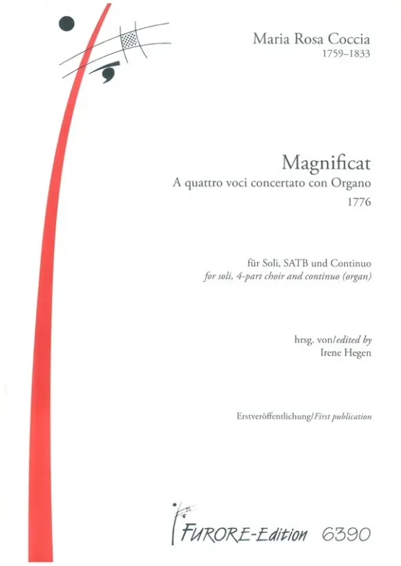 Furore Edition Magnificat Chorpartitur für Soli SATB und Basso continuo