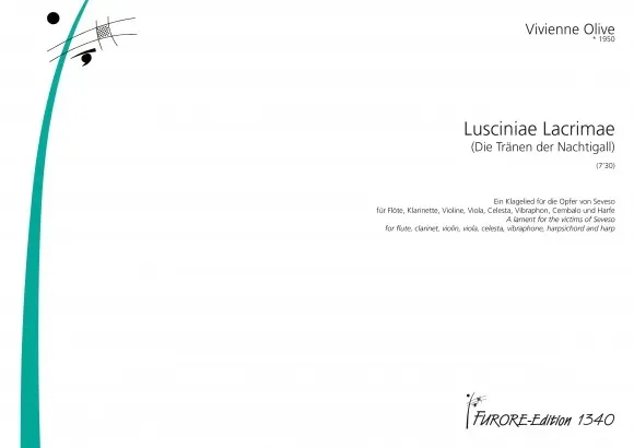 Furore Edition Lusciniae Lacrimae Partitur Oktett