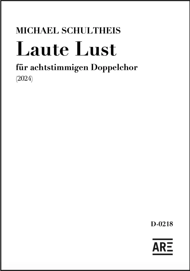 Are Musik Verlag Schultheis Laute Lust Chornoten