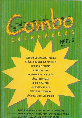 Studio-Verlag Rudi Seifert Combo Evergreens Heft 5 Noten C-Stimme