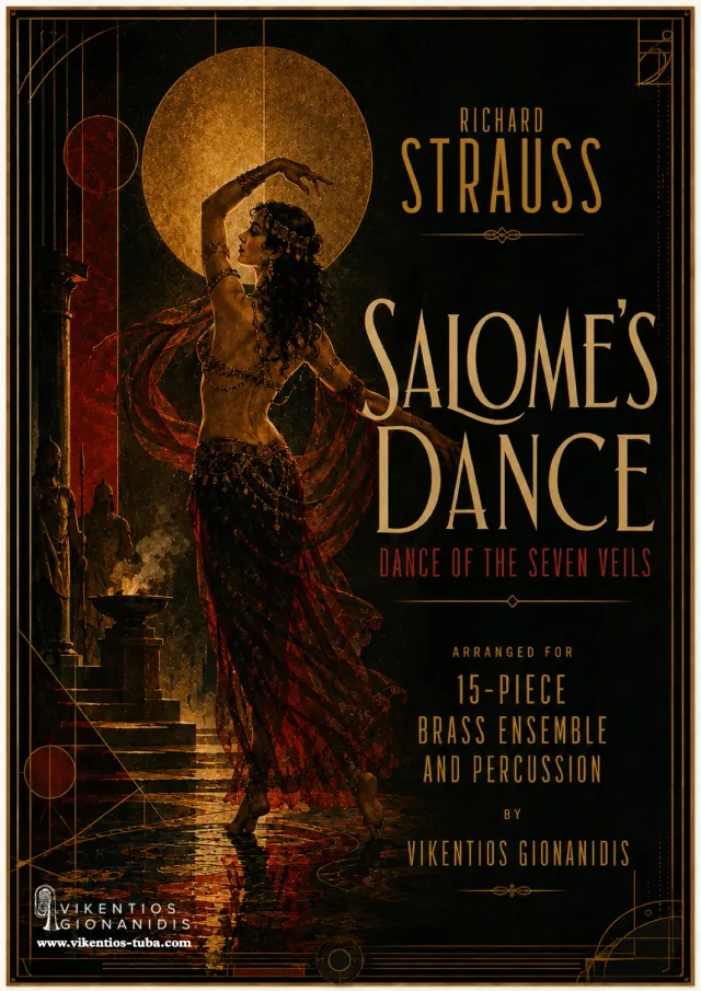 Vikentios Gionanidis Salome’s Dance Noten Blechbläserensemble 15 Stimmen