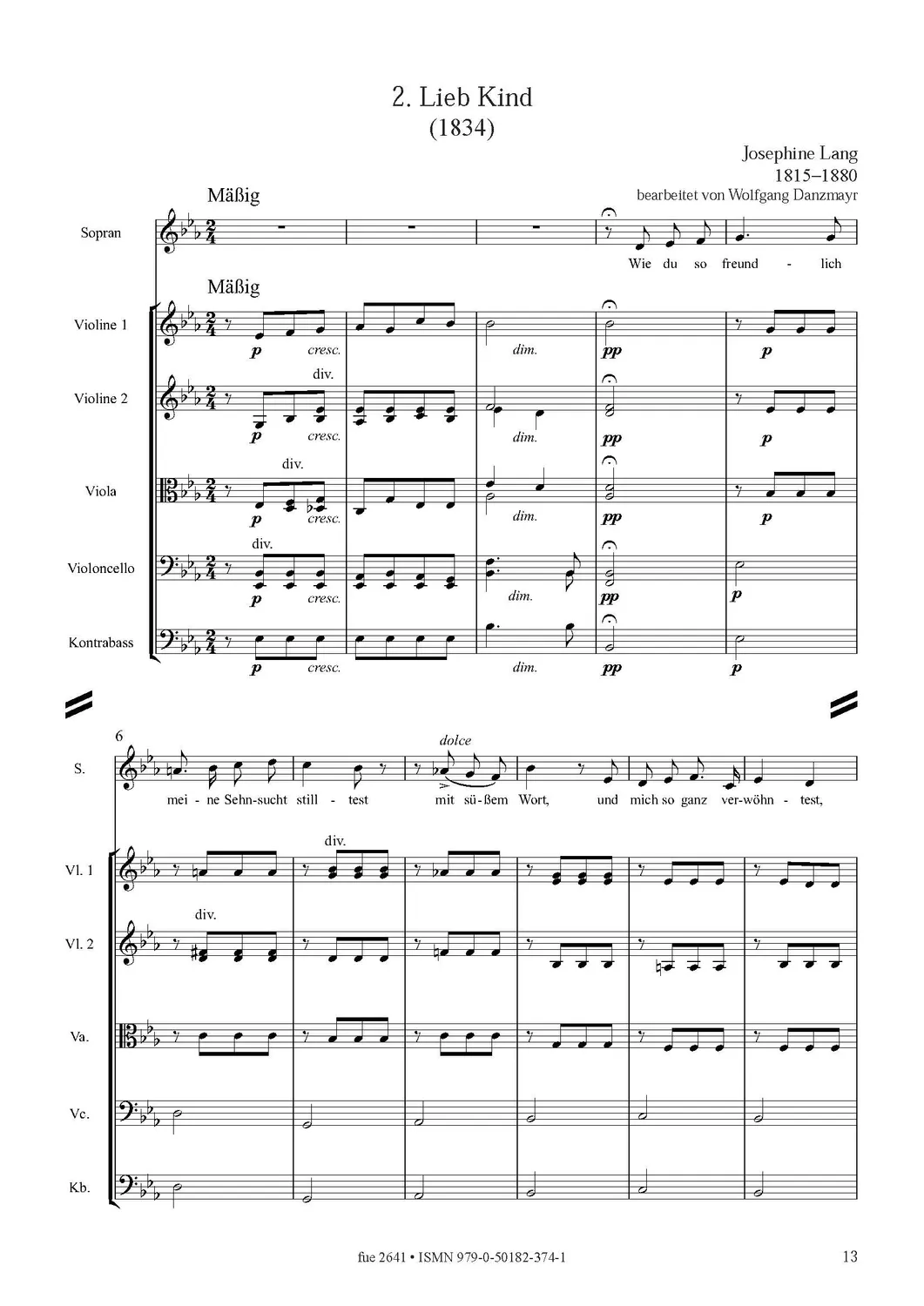 Furore Edition Inspired by Goethe Heft 2 Noten Orchester