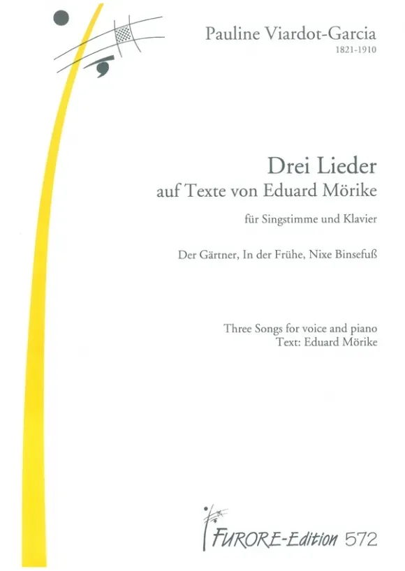Furore Edition Drei Lieder Mörike Noten Gesang Klavier