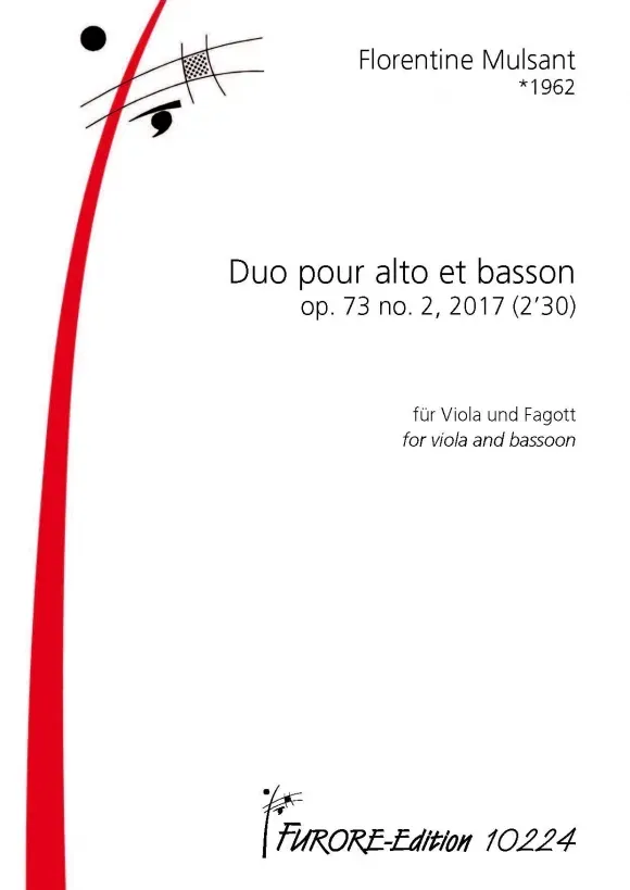 Furore Edition Duo Viola Fagott op. 73 Nr. 2 Noten