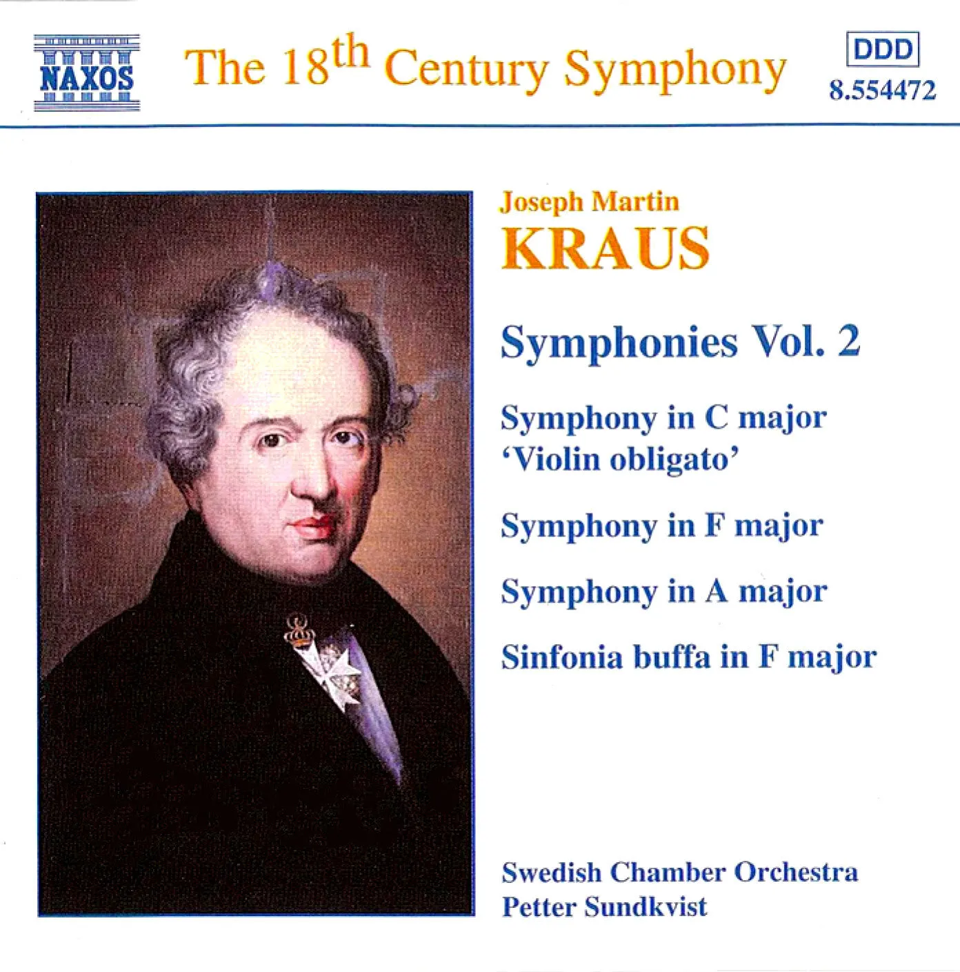 Artaria Kraus Sinfonia A-Dur VB127/128 Partitur Ausgabe