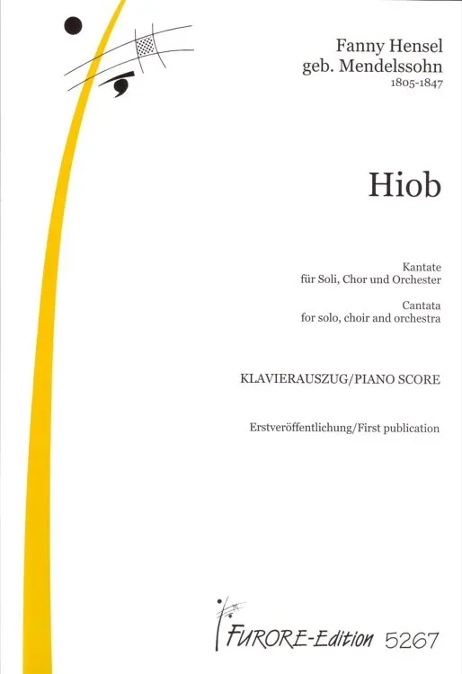 Furore Edition Hiob Kantate Klavierauszug Alt Chor Orchester