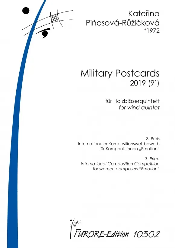 Furore Edition Military Postcards Holzbläserquintett Partitur