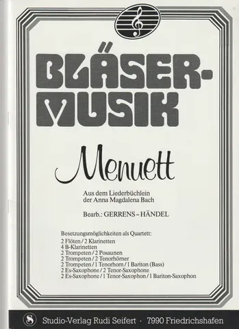Studio-Verlag Rudi Seifert Bläser-Musik Noten 2 Hefte Paket B-Ware