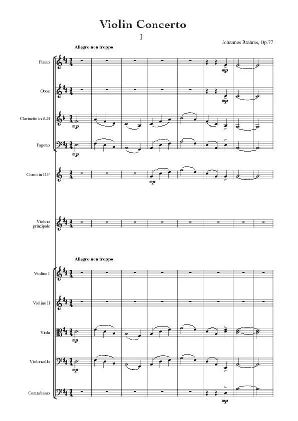 Artaria AEGC3 Brahms Violinkonzert D-Dur Kammermusik op.77