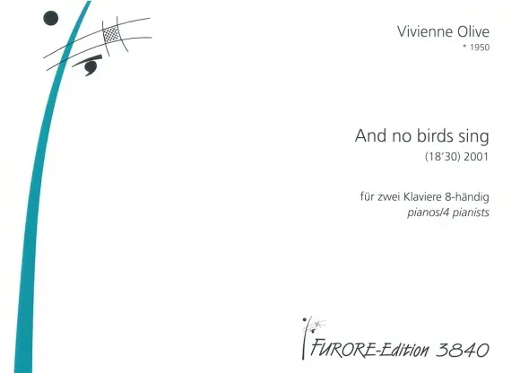 Furore Edition And no birds sing Klavier Partitur