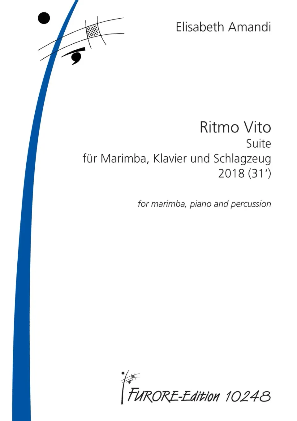Furore Edition Ritmo Vito Suite Noten Marimba Trio