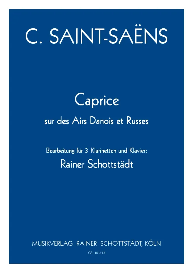 Musikverlag Rainer Schottstädt Caprice op.79 sur des Airs Danois et Russes Noten